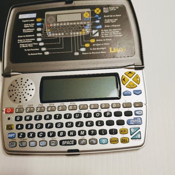 LINGO tt6004 6 language electronic translator. Good working and cosmetic shape - Picture 9 of 11